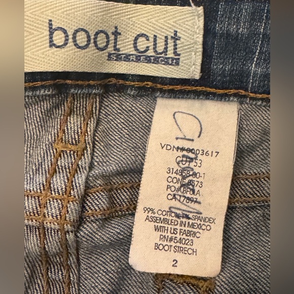 GAP | Y2K Boot Cut Stretch Denim Jeans Sz 2 - Picture 3 of 7